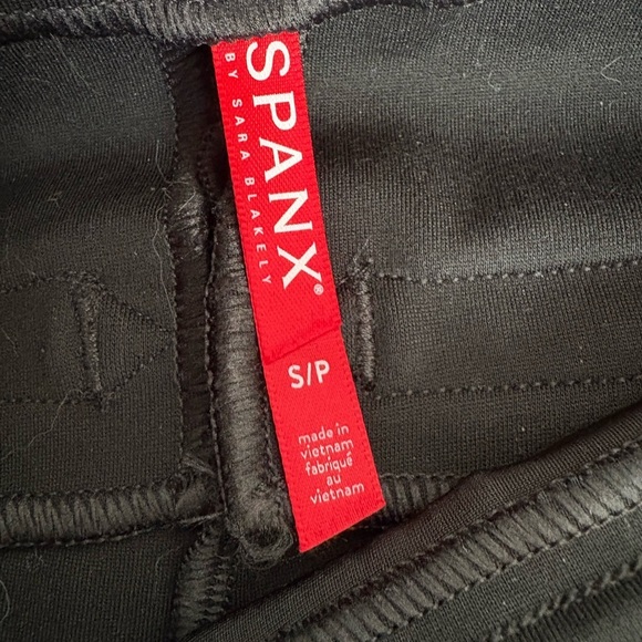 Spanx Perfect Black Pant with Sequin Tuxedo stripe - Picture 6 of 10